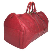 Louis Vuitton Keepall 55 in Rood