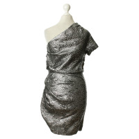 Isabel Marant One-shoulder jurk in zilver