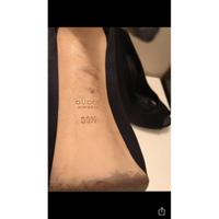 Gucci Wedges Suede in Black