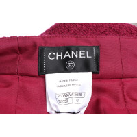 Chanel Anzug aus Wolle in Fuchsia