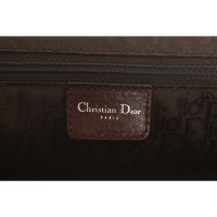 Christian Dior Handtas Leer in Bruin