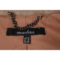 Muubaa Jacke/Mantel aus Leder in Braun