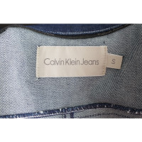 Calvin Klein Jas/Mantel Katoen in Blauw