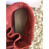 Isabel Marant Sneaker in Pelle scamosciata in Rosso