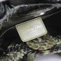 Christian Dior Handtasche aus Leder in Grün