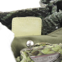 Christian Dior Handbag Leather in Green