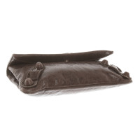 Balenciaga Clutch Bag Leather in Brown
