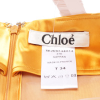Chloé Skirt Silk in Yellow