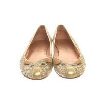 Marc By Marc Jacobs Slippers/Ballerinas in Gold