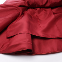 Lanvin Kleid aus Baumwolle in Rot