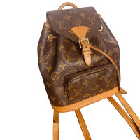 Louis Vuitton Montsouris Backpack PM21 aus Canvas in Braun