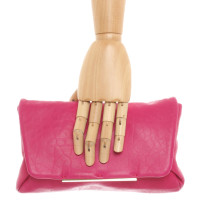 Lanvin Umhängetasche aus Leder in Rosa / Pink