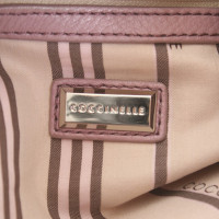 Coccinelle Rosafarbene Lederhandtasche