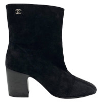 Chanel Ankle boots Suede in Black
