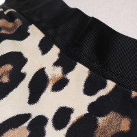 Semi Couture Robe en soie avec imprimé léopard