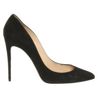 Christian Louboutin So Kate Suede in Black
