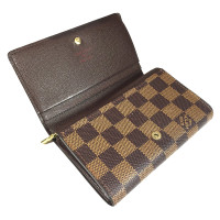 Louis Vuitton Geldbörse aus Damier Ebene Canvas 