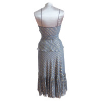Moschino Cheap And Chic Kleid aus Seide in Grau