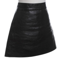Victoria Beckham Black skirt of textured leather