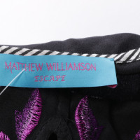 Matthew Williamson Kleid aus Seide in Schwarz