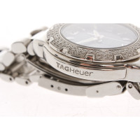 Tag Heuer Armbanduhr aus Stahl in Silbern