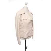 Bally Jacket/Coat Leather in Cream