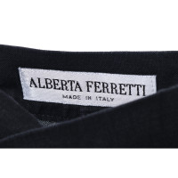 Alberta Ferretti Trousers Linen in Black