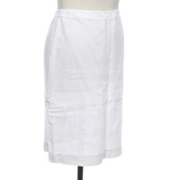 Sportmax Skirt Linen in White