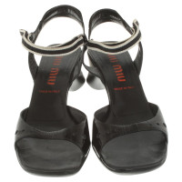 Miu Miu Sandals in zwart
