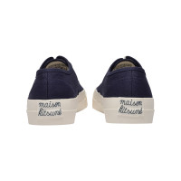 Maison Kitsuné Sneakers Canvas in Blauw