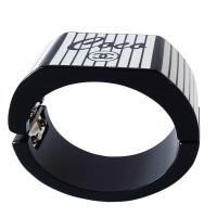 Chanel "Coco" bracelet - black / white 