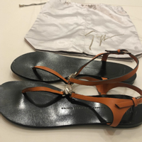 Giuseppe Zanotti Sandals Leather in Orange