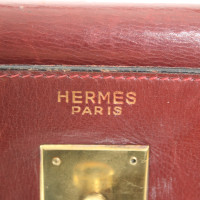 Hermès Kelly Bag 32 in Pelle in Marrone