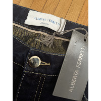 Alberta Ferretti Jeans en Coton en Bleu
