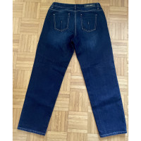 Alberta Ferretti Jeans in Cotone in Blu