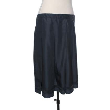 Prada Skirt Silk in Petrol