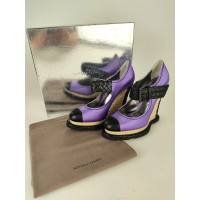 Bottega Veneta Wedges Leather in Violet