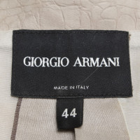 Giorgio Armani Giacca con rettile goffratura