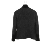 Costume National Jacket/Coat Wool in Black