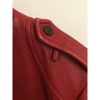 Bally Jacket/Coat Leather in Red