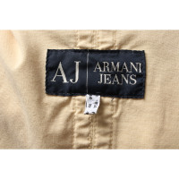 Armani Jeans Blazer aus Baumwolle in Beige