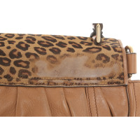 Escada Handtas Leer in Bruin