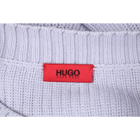 Hugo Boss Strick aus Baumwolle in Violett