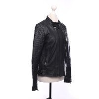 Diesel Jacket/Coat Leather in Black