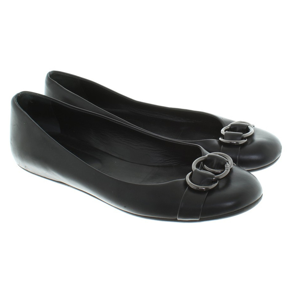 Bally noir Ballerinas