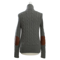 Ralph Lauren cardigan tricoté en gris