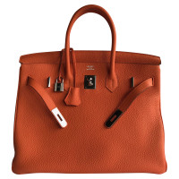 Hermès Birkin Bag 35 en Cuir en Orange