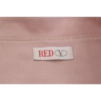 Red (V) Handbag in Beige