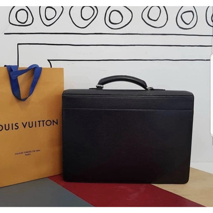 Louis Vuitton Robusto Leer in Zwart