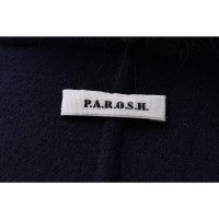 P.A.R.O.S.H. Jas/Mantel Wol in Blauw